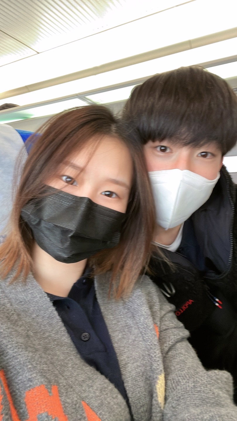 부산가는열차에서